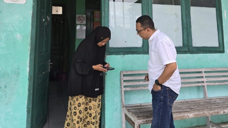 Kadis KominfoSS Inspeksi Objek Penerima Bantuan Internet SULBAR Digital di Mateng