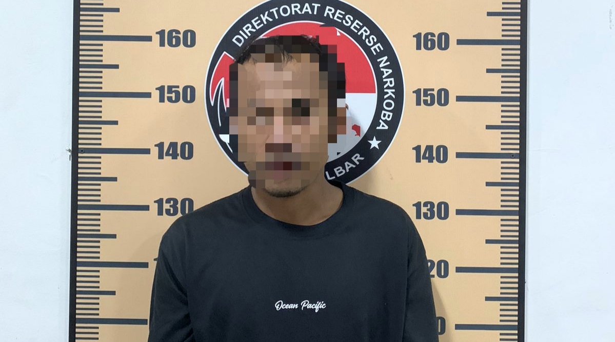 Ditresnarkoba Polda Sulbar Sita Sabu saat Bekuk AH di Rumahnya