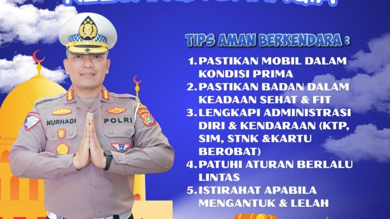 Tips Mudik Aman Ditlantas Polda Sulbar, Jamin Perjalanan Keluarga Bahagia di Bulan Ramadan