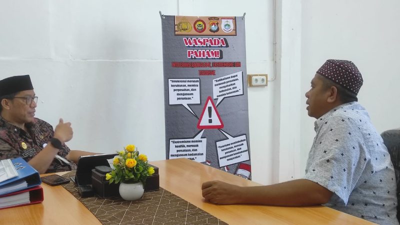 Kesbangpol Sulbar Kolaborasi dengan Densus 88 dan Pemuda Lintas Agama Sosialisasikan Bahaya Radikalisme