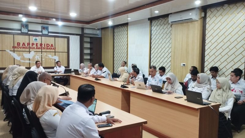 Persiapan Rakortekrenbang 2026, Bapperida Sulbar Perkuat Analisa Program Strategis Nasional