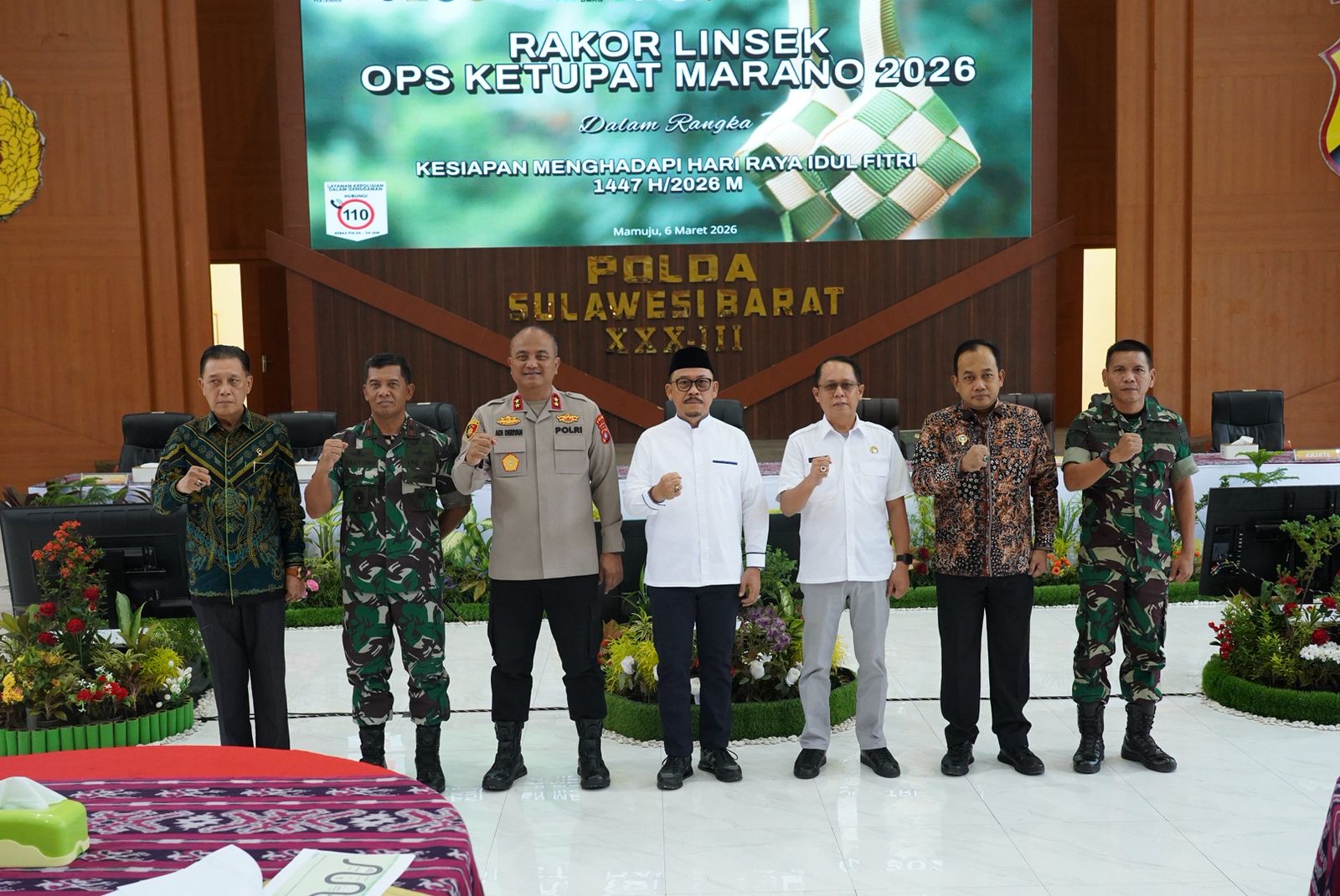 Polda Sulbar Gandeng Berbagai Pihak Perkuat Sinergi, Jamin Keamanan Hari Raya Idul Fitri