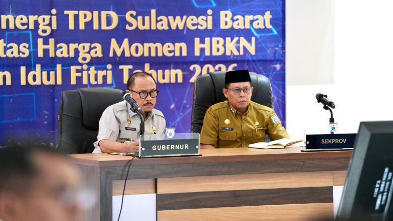 Gubernur Sulbar Pimpin High Level Meeting TPID, Bahas Strategi Jaga Stabilitas Harga