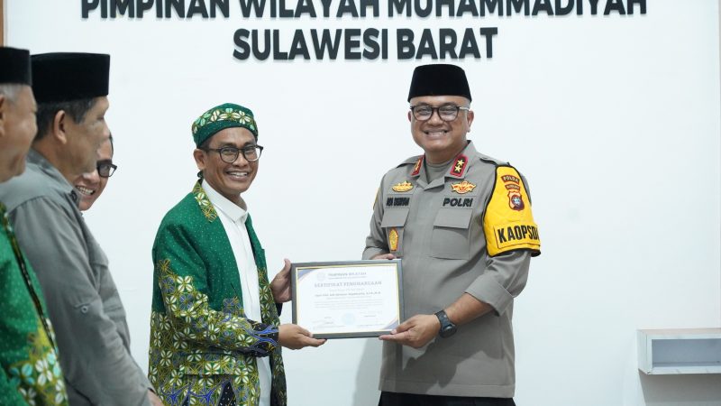 Kapolda Sulbar Silaturahmi Dengan PW Muhammadiyah