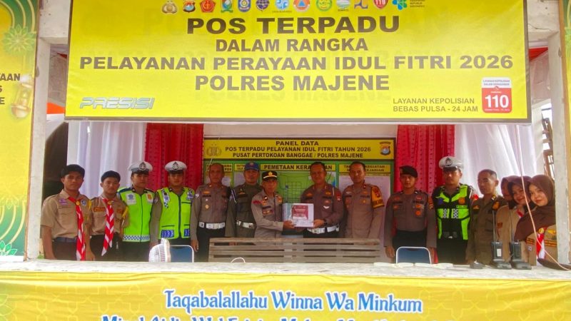 Mobile, Dirlantas Polda Sulbar Bersama Perwira Pastikan OPS Ketupat Marano Siap Melayani Masyarakat