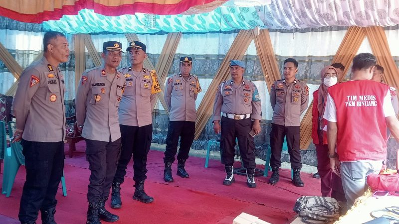 Tim Supervisi Polda Sulbar Cek Kesiapan Pos Pam Ops Ketupat Marano di Polewali