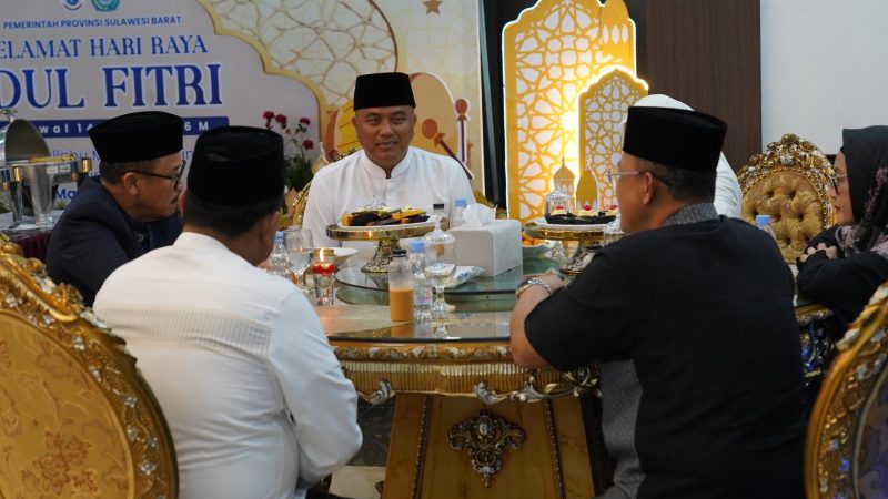 Pererat Silaturahmi, Kapolda Sulbar Kunjungan Halal Bi Halal ke Rujab Gubernur