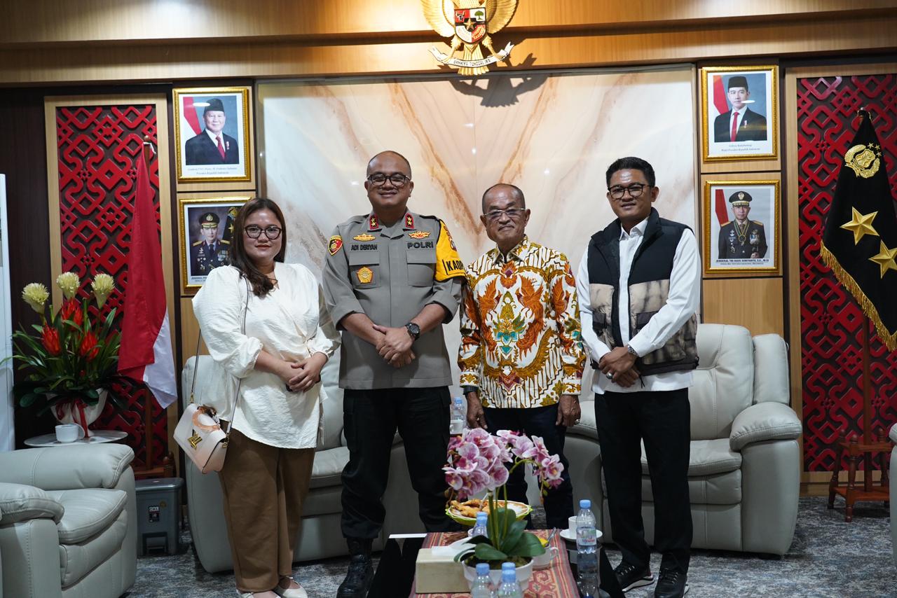 Kapolda Sulbar Audiensi Bersama Ketua PSI dan Kadin Sulbar