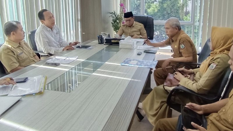 DLHK Sulbar dan Forum DAS Audiensi dengan Sekda Bahas Tindak Lanjut Ground Check di DAS Mapilli