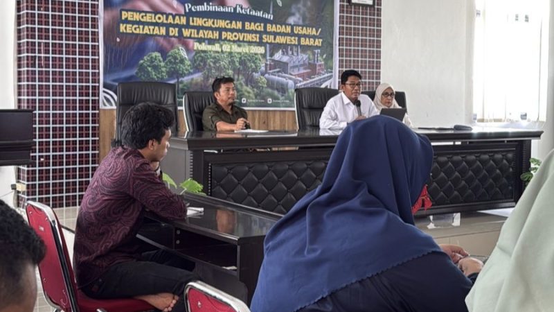 DLHK Sulbar-Pusdal LH Sulawesi dan Maluku Perkuat Ketaatan Pengelolaan Lingkungan Hidup bagi Badan Usaha
