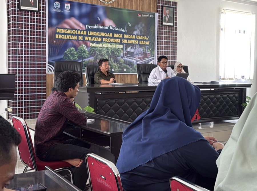 DLHK Sulbar-Pusdal LH Sulawesi dan Maluku Perkuat Ketaatan Pengelolaan Lingkungan Hidup bagi Badan Usaha