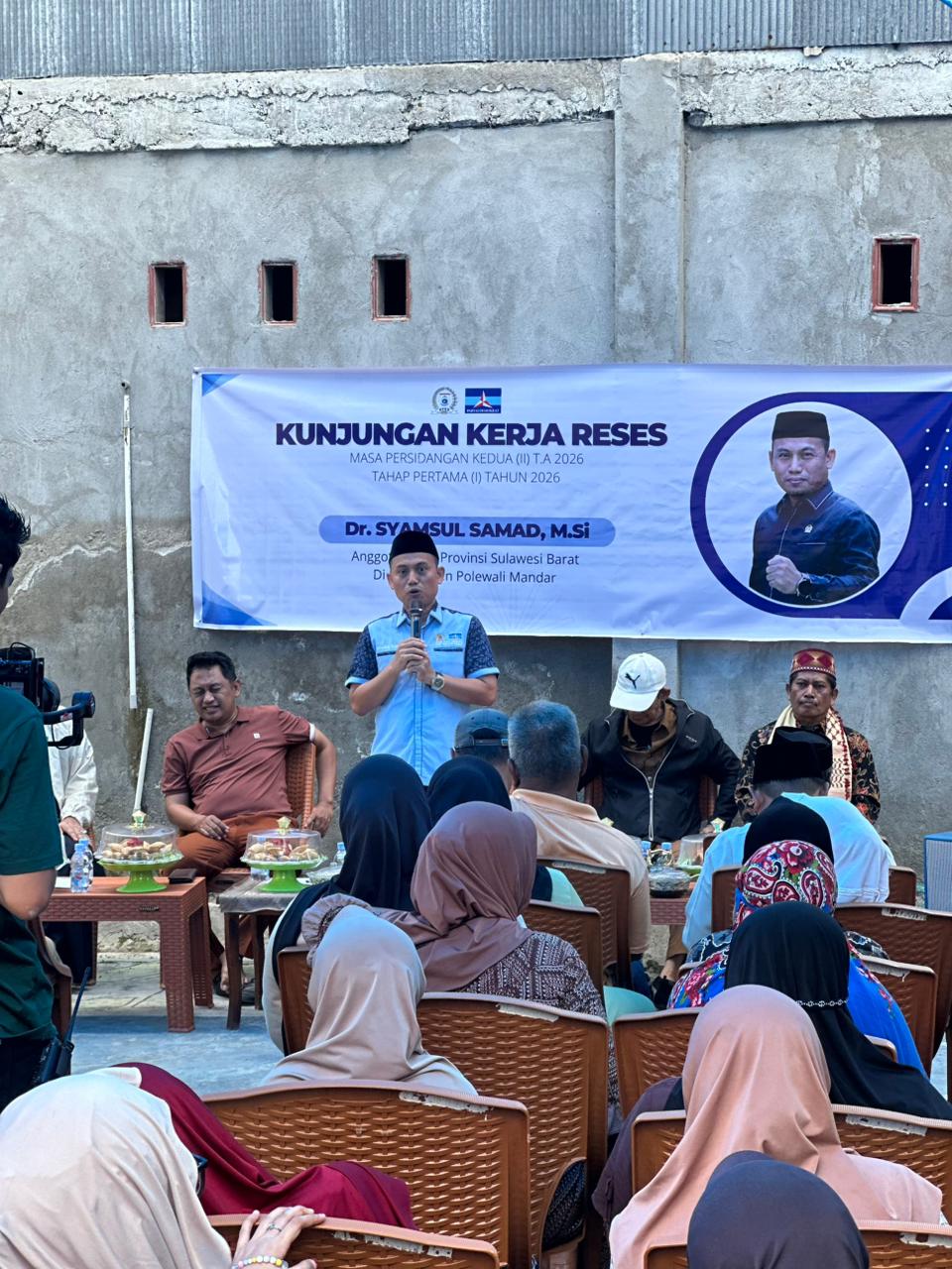 Syamsul Samad Kawal Serius Aspirasi Masyarakat Saat Kunker di Desa Sepang Tinambung