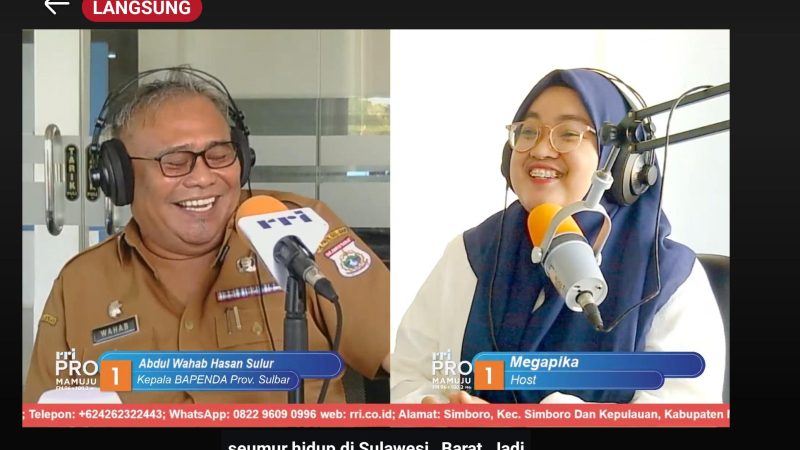 Di Talkshow RRI, Kepala Bapenda Sulbar Tegaskan: Plat DC Kunci Percepatan Pembangunan Daerah