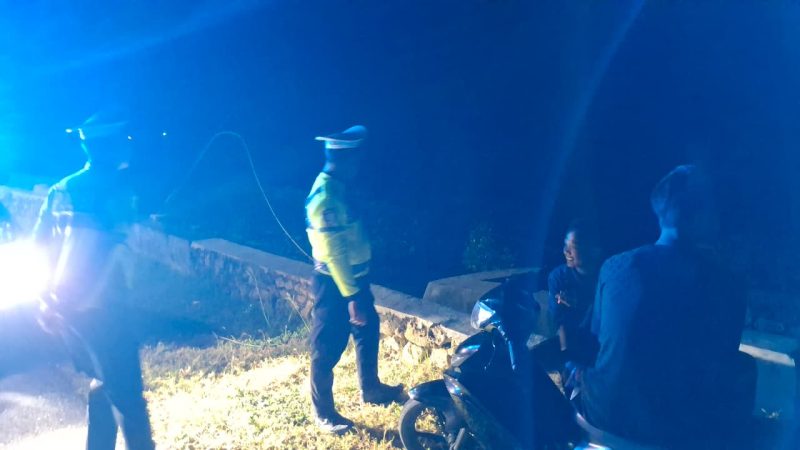 Ditlantas Polda Sulbar Gencarkan Patroli Malam, Prioritaskan Keselamatan Berkendara