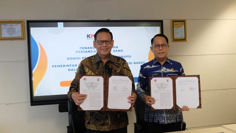 Pemprov Sulbar dan KPK Teken PKS Pengelolaan Pengaduan, Perkuat Implementasi WBS Terintegrasi