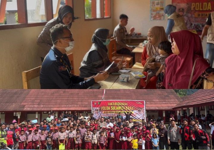 Integrasi Layanan Dokkes Polri di Mamuju, Bantu Warga Melahirkan di Tengah Jalan