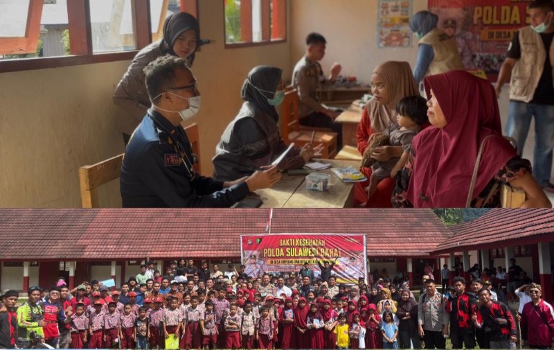 Integrasi Layanan Dokkes Polri di Mamuju, Bantu Warga Melahirkan di Tengah Jalan