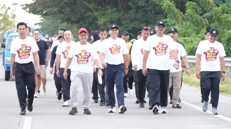 Ditlantas Polda Sulbar Meriahkan CFD Lewat Kampanye Keselamatan