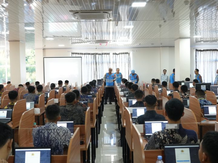 Kapolda Sulbar Tinjau Langsung Tes CAT Psikologi