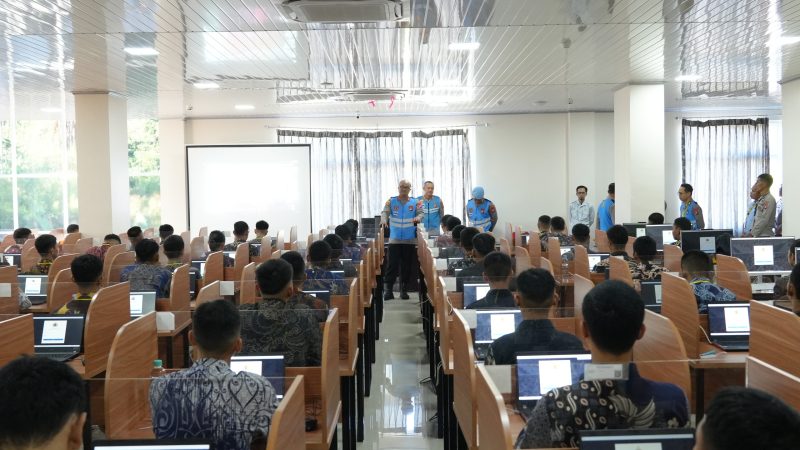 Kapolda Sulbar Tinjau Langsung Tes CAT Psikologi