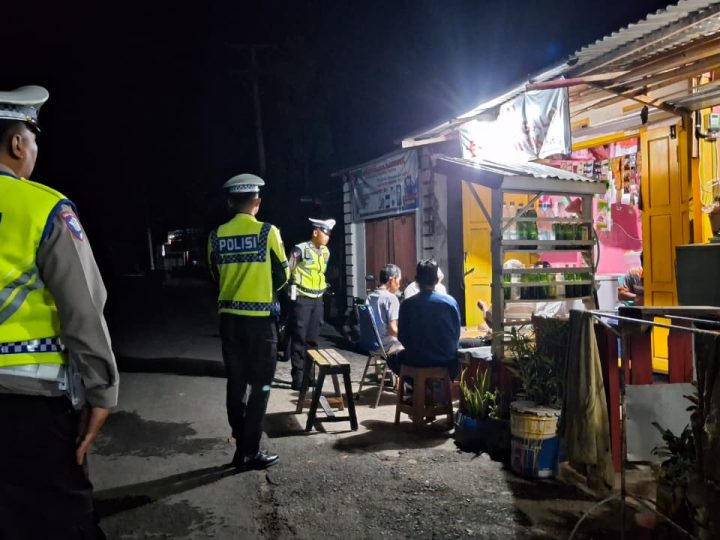 Ditlantas Polda Sulbar Gencarkan Edukasi di Malam Hari