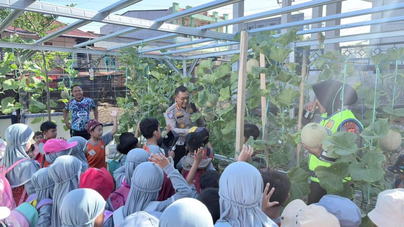 Ditlantas Polda Sulbar Tanamkan Budaya Tertib Lalu Lintas Sejak Dini