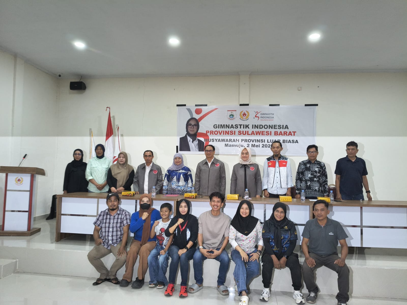 Muslub Cabor Gimnastik 2026 Tetapkan Ketua Baru, Dispoparekraf Sulbar Siap Bersinergi