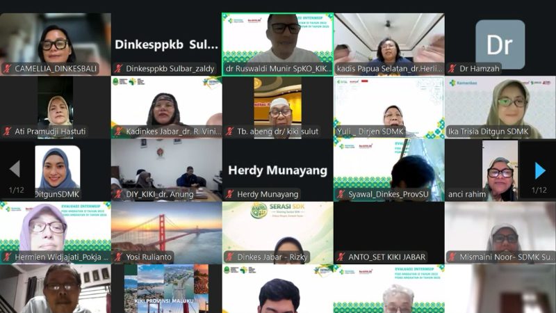 Kepala DKPPKB Sulbar Ikuti Rakornas Bahas Perbaikan Program Internsip Dokter dan Dokter Gigi