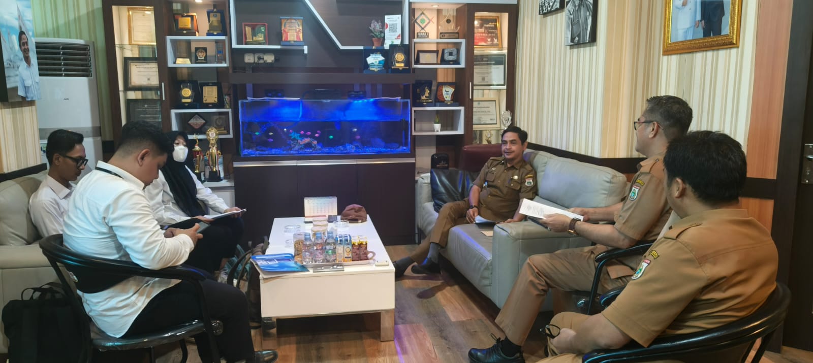 Kepala BPKAD Sulbar Terima Entry Meeting Evaluasi Transfer Fiskal dari BPKP