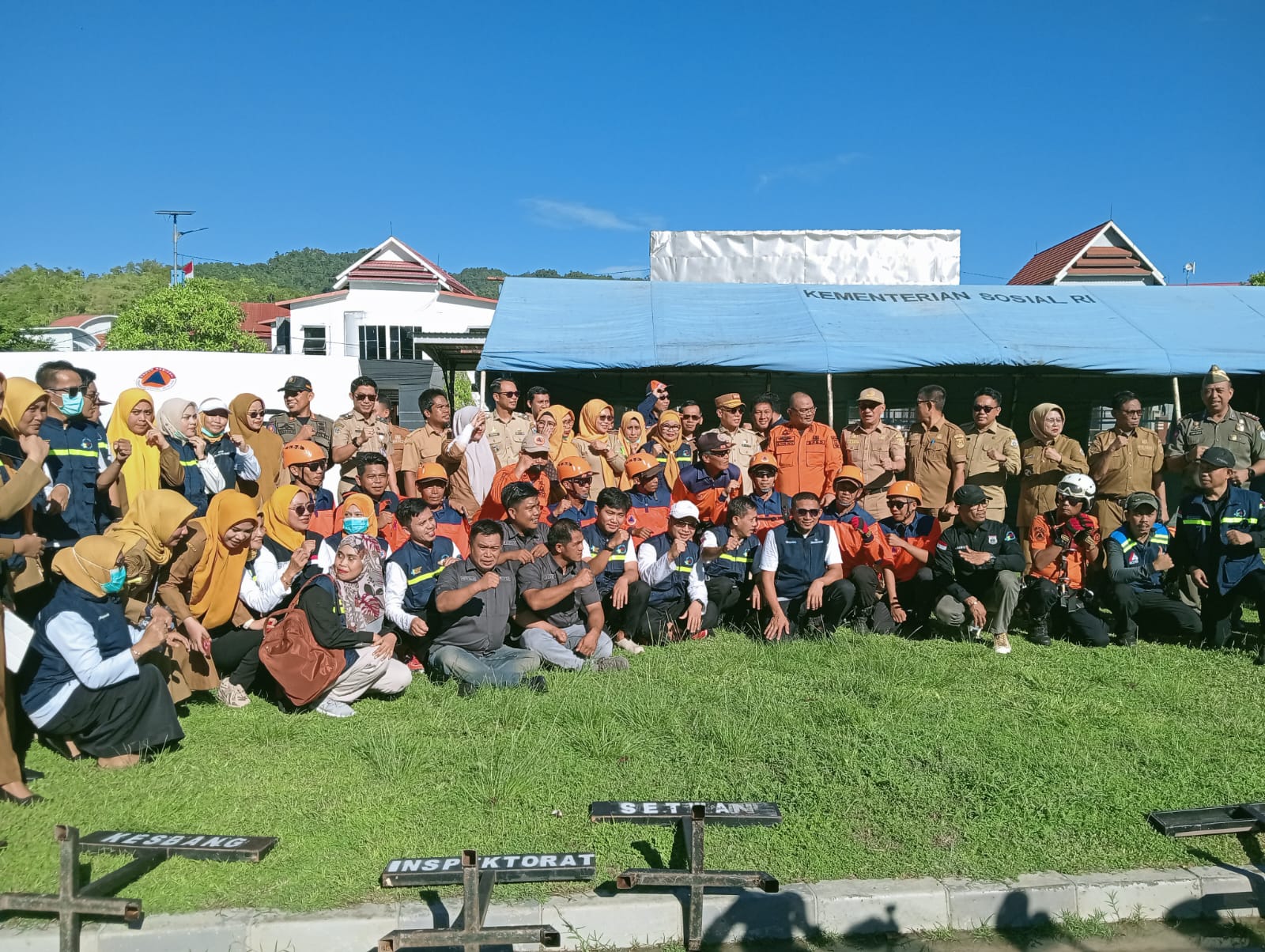Simulasi Penaggulangan Gempa dan Kebakaran Perkuat Kesiapsiagaan Sulbar