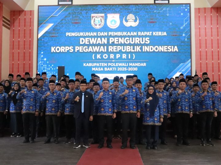 KORPRI Polman Masa Bakti 2025–2030 Resmi Dilantik, Sekda Sulbar Harap Perkuat Profesionalisme ASN
