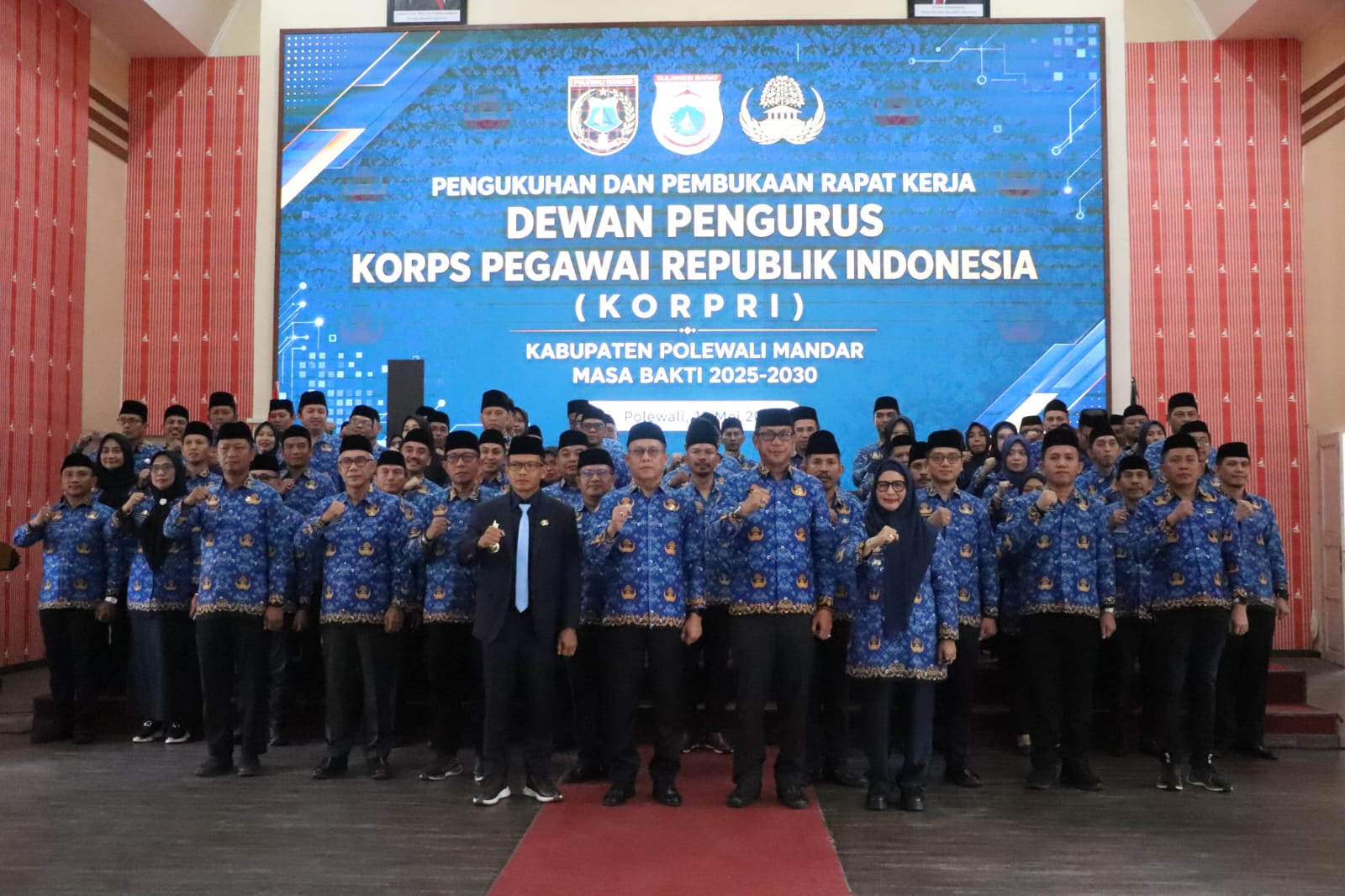KORPRI Polman Masa Bakti 2025–2030 Resmi Dilantik, Sekda Sulbar Harap Perkuat Profesionalisme ASN