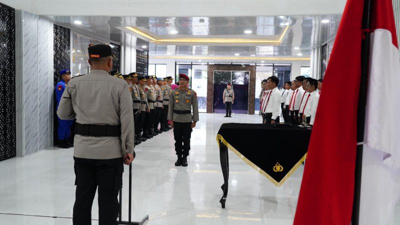 Kapolda Sulbar Pimpin Upacara Penyerahan Jabatan Dirnarkoba