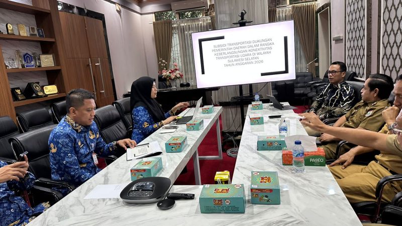 Karo Pemkesra Dampingi Sekprov Hadiri Rakor Kerjasama dengan Pemprov Sulsel