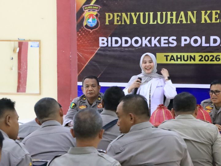 Bid Dokkes Polda Sulbar Gelar Penyuluhan Jantung dan Hipertensi di Polres Majene