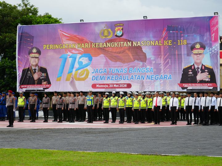 Polda Sulbar Teguhkan Komitmen Jaga Generasi dan Kedaulatan Negara di Peringatan Hari Kebangkitan Nasional