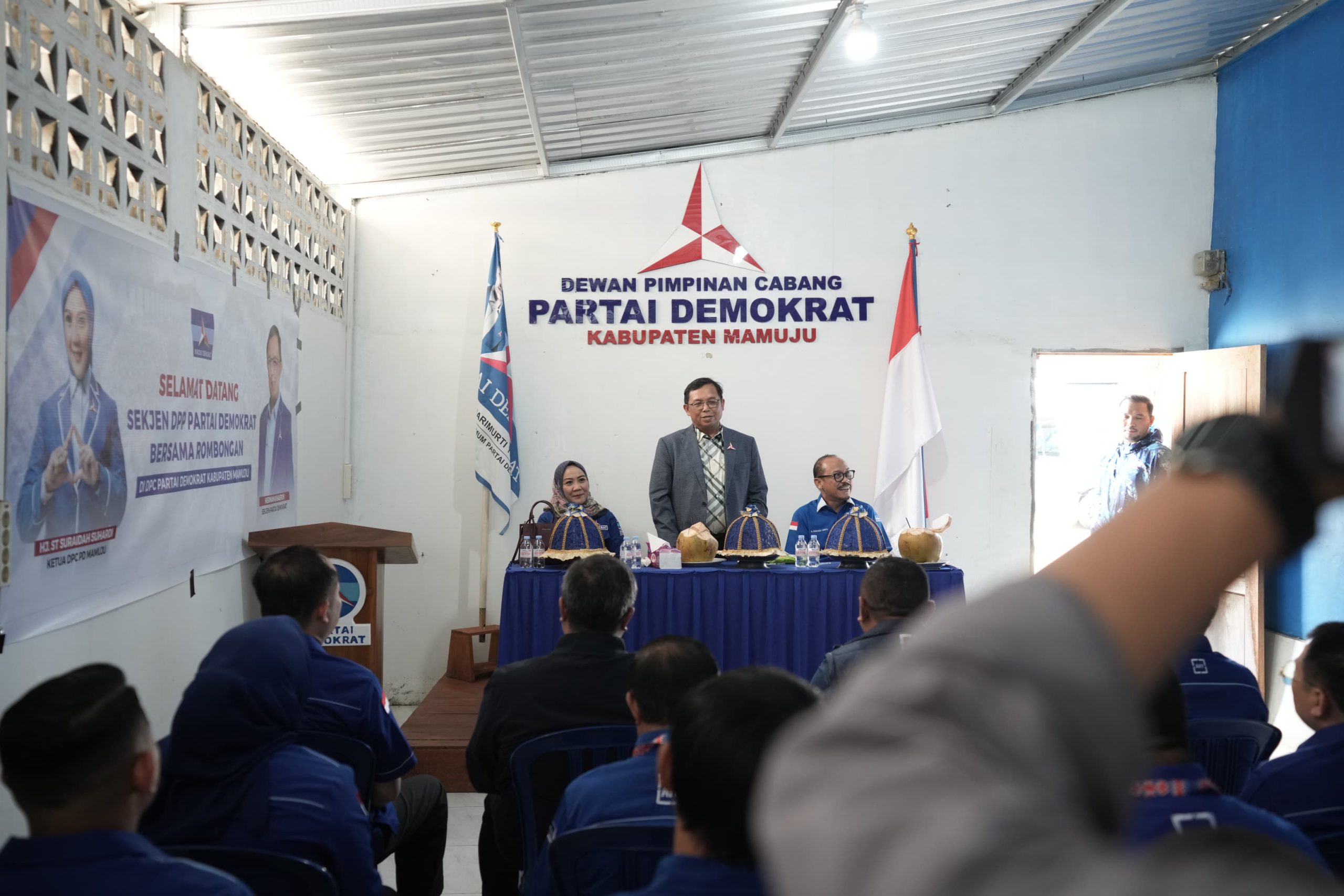 Sekjen DPP Demokrat Motivasi Kader di Mamuju Jelang Musda V Sulbar