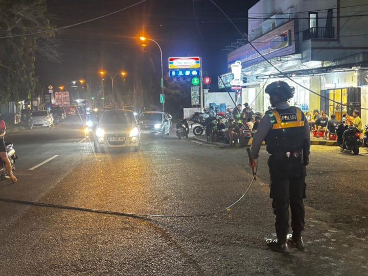 Patroli Malam Ditlantas Polda Sulbar: Hadir di Jalan Jaga Keamanan dan Ketertiban