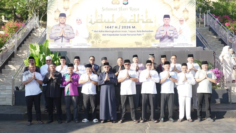 Idul Adha 1447 H di Polda Sulbar, Momentum Pererat Silaturahmi dan Pengabdian