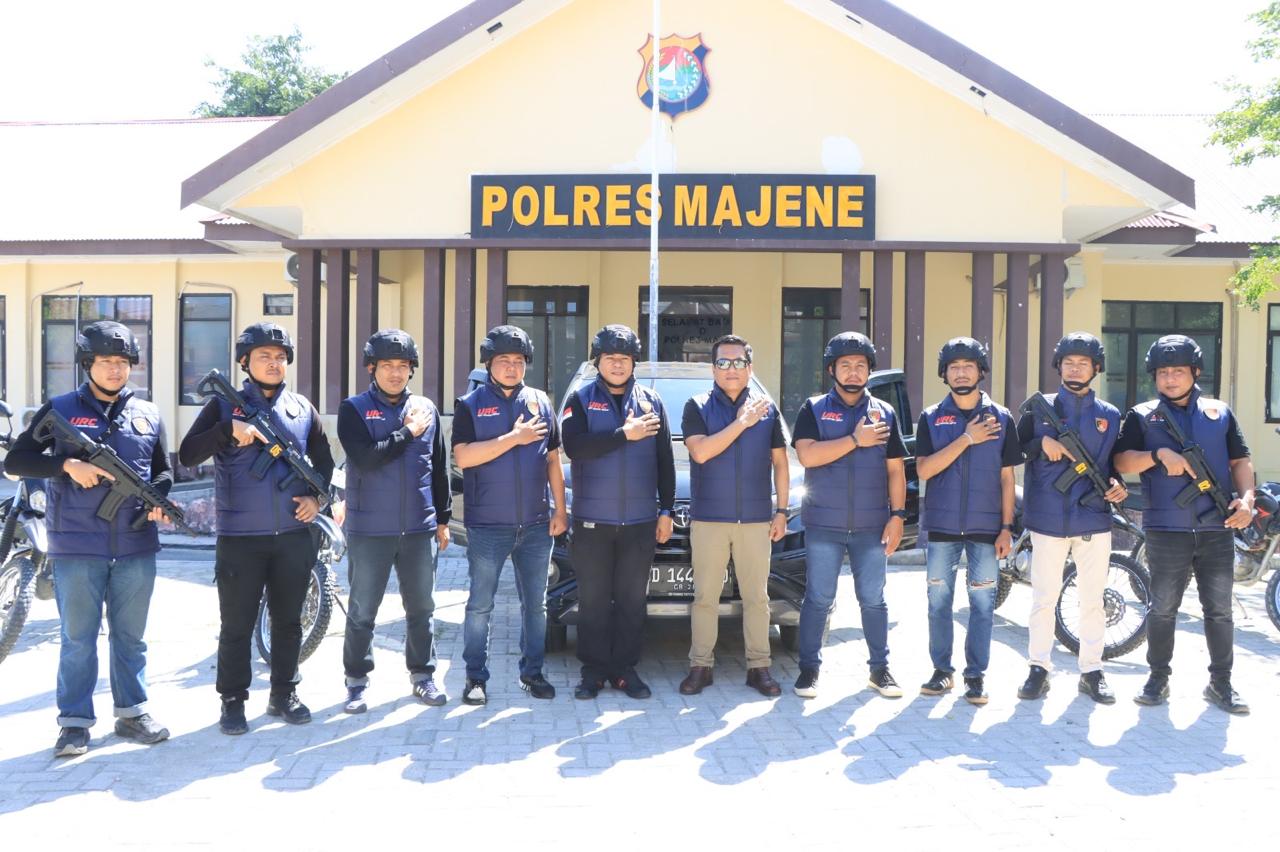 Siap Berantas Begal dan Premanisme, Polres Majene Launching Tim URC