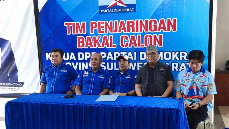 Demokrat Sulbar Buka Penjaringan Calon Ketua DPD Jelas Musda V