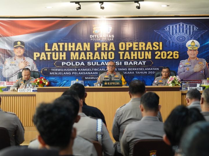 Latpra Patuh Marano 2026 Digelar, Kapolda Sulbar Tekankan Profesionalisme dan Pelayanan