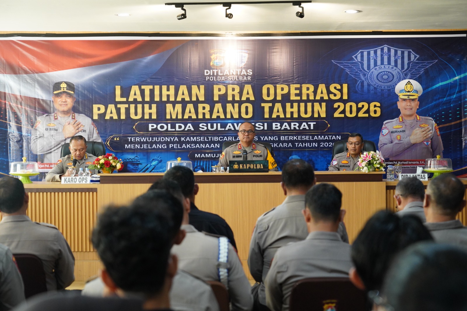 Latpra Patuh Marano 2026 Digelar, Kapolda Sulbar Tekankan Profesionalisme dan Pelayanan