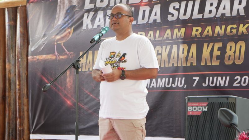 Peserta dari Berbagai Daerah Ramaikan Lomba Kicau Mania Polda Sulbar