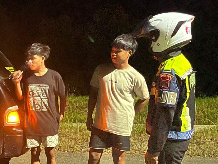 Ditlantas Polda Sulbar Gencarkan Patroli dan Edukasi Malam Hari yang Aman dan Selamat