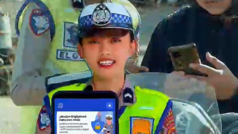 Tak Perlu Khawatir Lupa Bawa SIM dan STNK, Ditlantas Polda Sulbar Kenalkan Aplikasi Digital Korlantas