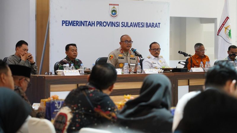 Hadiri Rakerpim Sulbar, Kapolda Siap Amankan Program Strategis Nasional