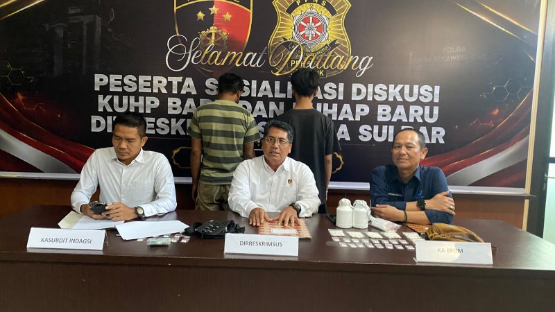 Polda Sulbar Ungkap Jaringan Peredaran Boje di Mamuju, 2 Pengedar Diamankan