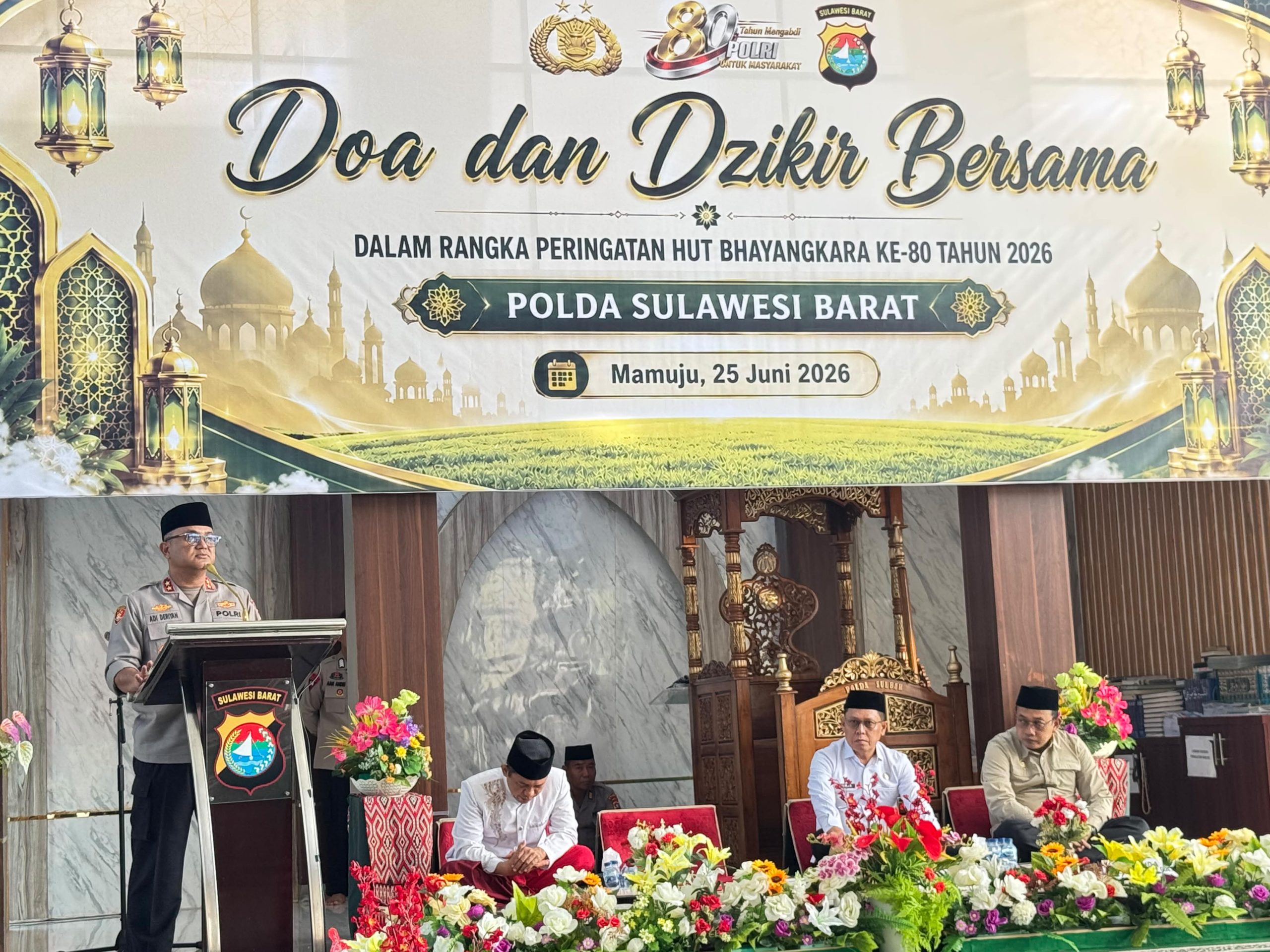 Hari Bhayangkara ke-80, Polda Sulbar Gelar Dzikir dan Refleksi Pengabdian