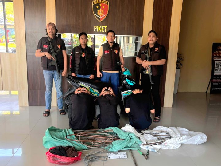 Gerak Cepat Resmob Jatanras Polda Sulbar Ungkap Pencurian Tembaga Menara PLN